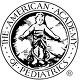 A black and white logo with a child in the center, surrounded by "THE AMERICAN ACADEMY OF PEDIATRICS."